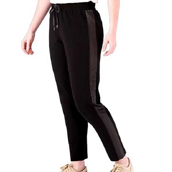 J Jason Wu Regular Tapered Knit Jogger with Satin Detail X LARGE (555) - Picture 1 of 8